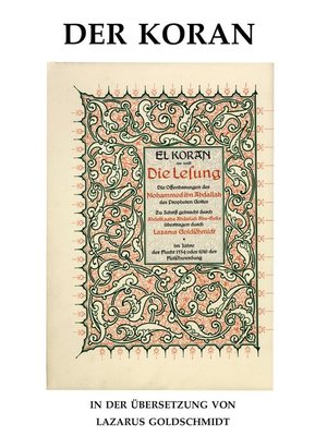 cover image of Der Koran--El Koran in deutscher Übertragung